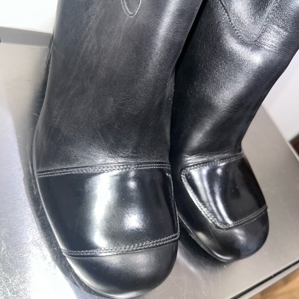 Acne Studios leather knee high boots - Picture 4 of 7